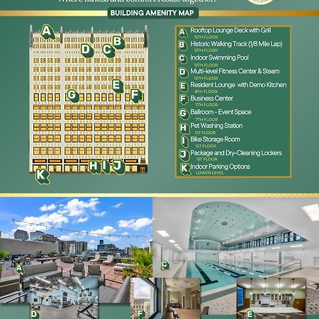 Heart Of Dt - Pool & Steam At Playhouse Square 315 Apartment Cleveland Ngoại thất bức ảnh